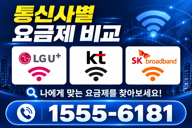 삼척시 원덕읍 통신사별 요금제 비교